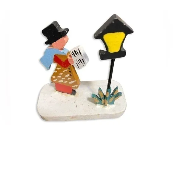 Christmas Village Accessory - Train Platform - wooden - Picture 2 of 4